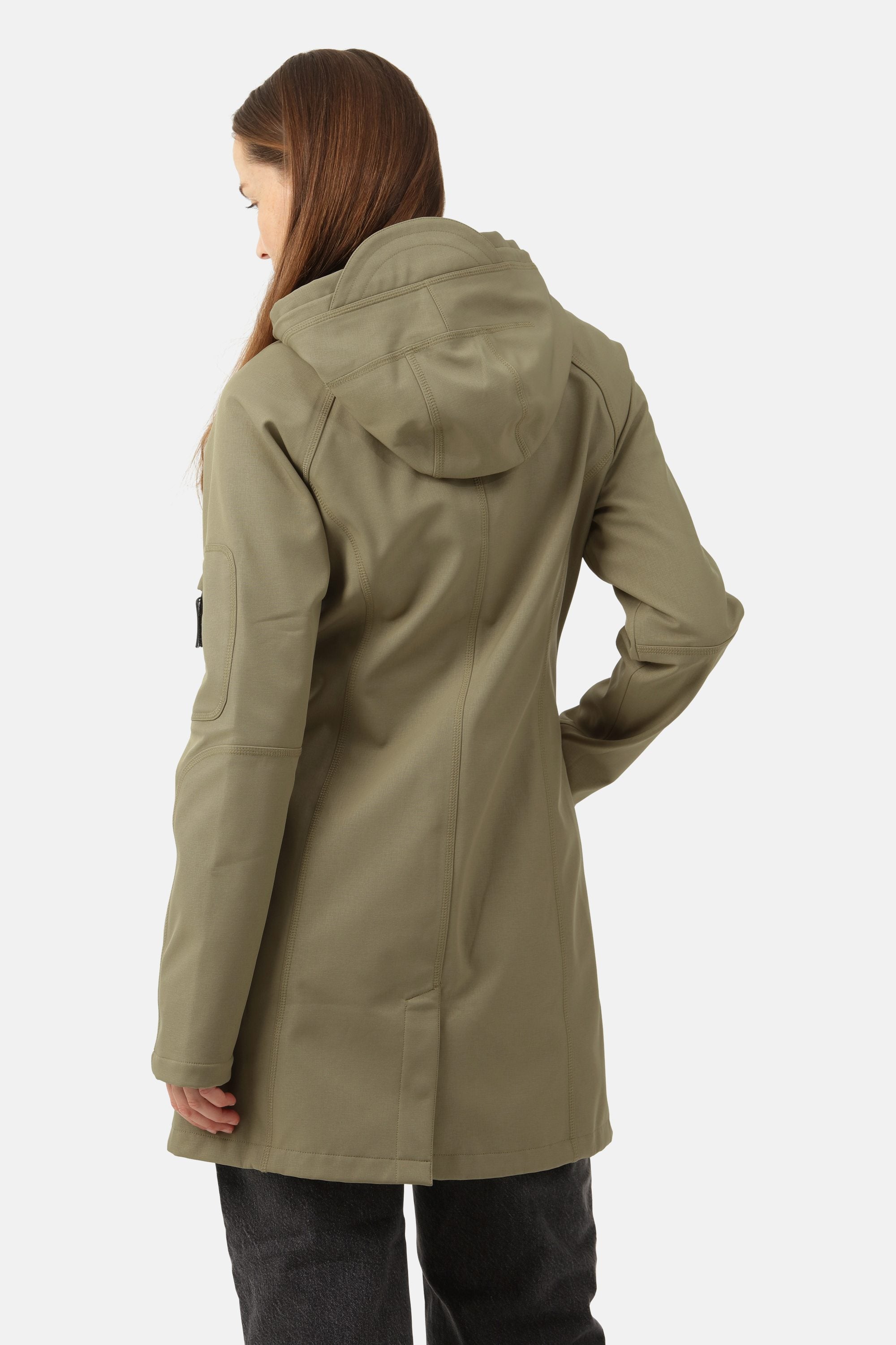 Softshell Raincoat - Covert Green